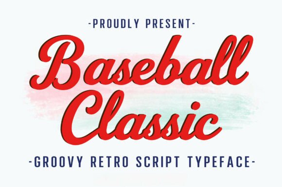 Baseball Classic: A Retro Script Font for Bold Branding