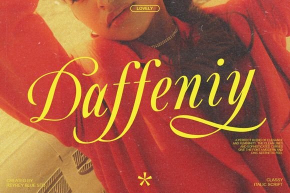 Daffeniy: An Authentic Italic Calligraphy Font for Elegant Designs