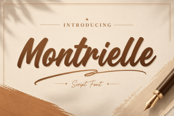 Discover Montrielle: Elegant Script for Modern Branding