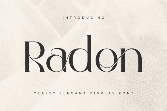 Discover Radon: The Elegant Serif Font for Modern Creators