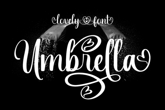 Discover the Whimsical Charm of the Umbrella Script Font