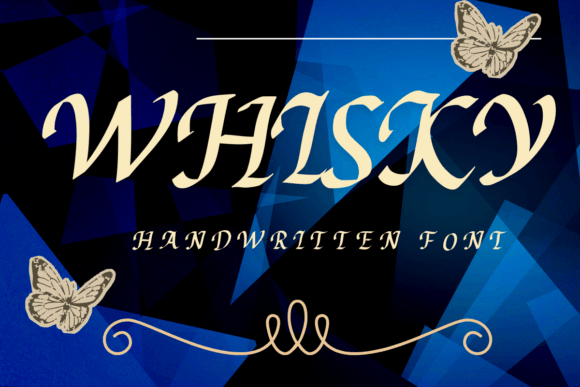 Discover Whisky: The Sweet Handwritten Font for Creative Projects