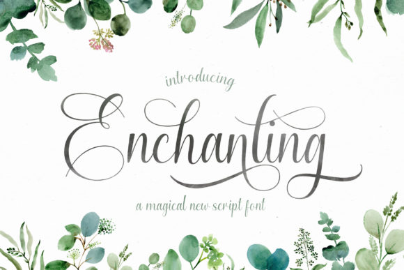 Enchanting Script: A Timeless Handwritten Font for Your Designs