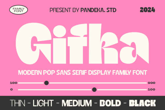 Gifka: A Fun and Modern Pop Font for Vibrant Designs