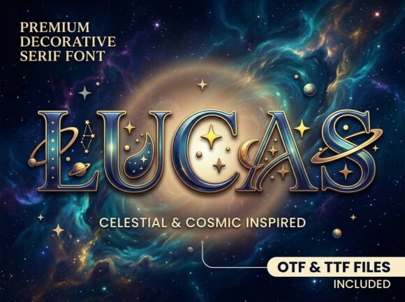 Lucas: A Typeface That Maps the Cosmos