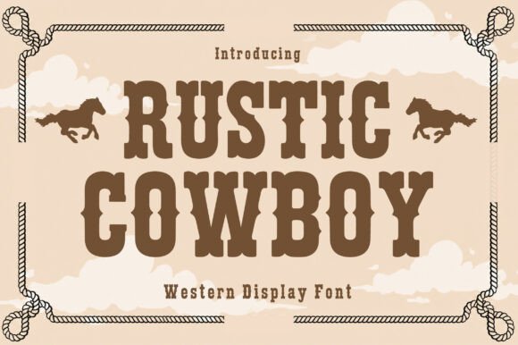 Rustic Cowboy: The Frontier-Inspired Typeface
