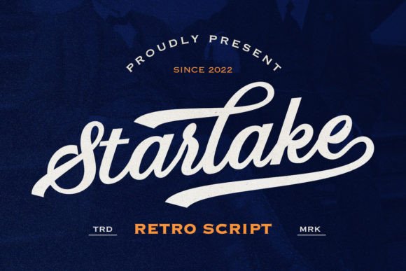 Starlake - Retro Script: A Stylish Typeface for Modern Designs